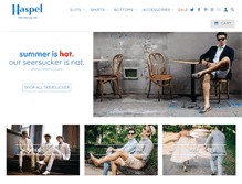 Tablet Screenshot of haspel.com